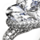 bague joaillerie diamant coeur et pav de diamants